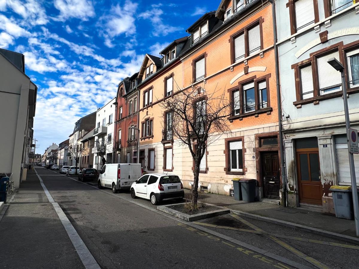 # Le 3 # Joli Appartement T3 Mulhouse Centre, Neuf, Calme Et Tout Equipe Exterior foto
